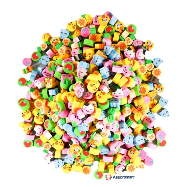 Mini Eraser 500 Piece Assortment