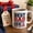 Black Accent, variant on Best Dad Ever USA Ceramic Coffee Mug, Patriotic American Flag Father's Day Gift, 4th of July 11oz 15oz Tea Cup for Dad