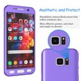 thumbnail image 4 of for Galaxy S10 / S10+ / S10e / S9 / S9+ / S8 / S8+ / S7 / S7 Edge / Note 9 / J4 / J6 Ultra Thin Premium Dual Layer Plastic Hard Case with Screen Protector Skin, 4 of 4
