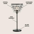 thumbnail image 2 of JONATHAN Y Buckingham 25" Crystal/Metal Table Lamp, Bronze/Clear, JYL9004A, 2 of 9