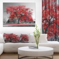 thumbnail image 1 of Design Art - Big Red Tree on Foggy Day, 1 of 3