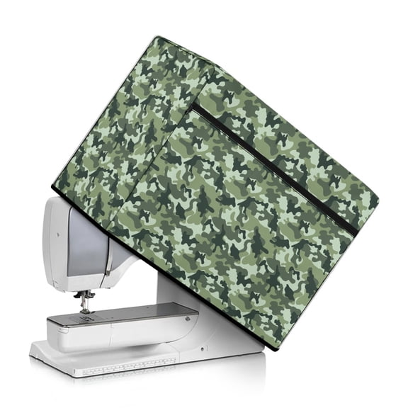 HELLHERO Camouflage Pattern Sewing Machine Cover Waterproof Lightweight Easy to Clean for Housewife