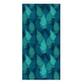 thumbnail image 1 of Toalla de playa, accesorios de playa plegables ultrasuaves grandes para mochileros, lago de baño Conífera azul Cola Toallas de playa, 1 of 8