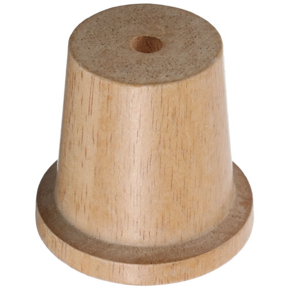 BERTDOMD Wood Lamp Finial Cap Sturdy Stylish Finial Cap Light Bulb Finial Cap Replacement Lamp Fixture