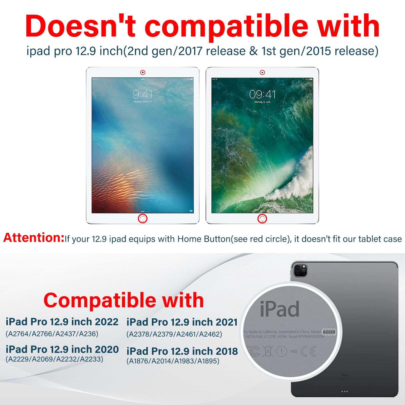 ROISKIN for iPad Pro 12.9 inch Case (6th/5th/4th/3rd generation)with Screen Protector for Kids, 360 Kickstand,Handle, Pencil Holder,Shoulder Strap Heavy Duty Rugged 12.9 iPad Case
