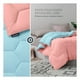 thumbnail image 4 of Edredón Matrimonial Acolchado Reversible Esquimal Relleno Down, Compatible Con Funda Duvet Azul Claro/Coral, 4 of 6