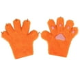 thumbnail image 4 of BLESIYA Animal Gloves Adults Men Women Cat Claw Gloves for Party Role Play Halloween Orange, 4 of 8