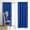 Blue, variant on Bedroom And Kitchen Curtains Scandinavian Solid Colour Silk Curtains, Cebalnir Insulate Against Heat Curtain for Classroom, Rod Pocket Top, 53.9 x 41.7 inch, Pack of 1 Panel