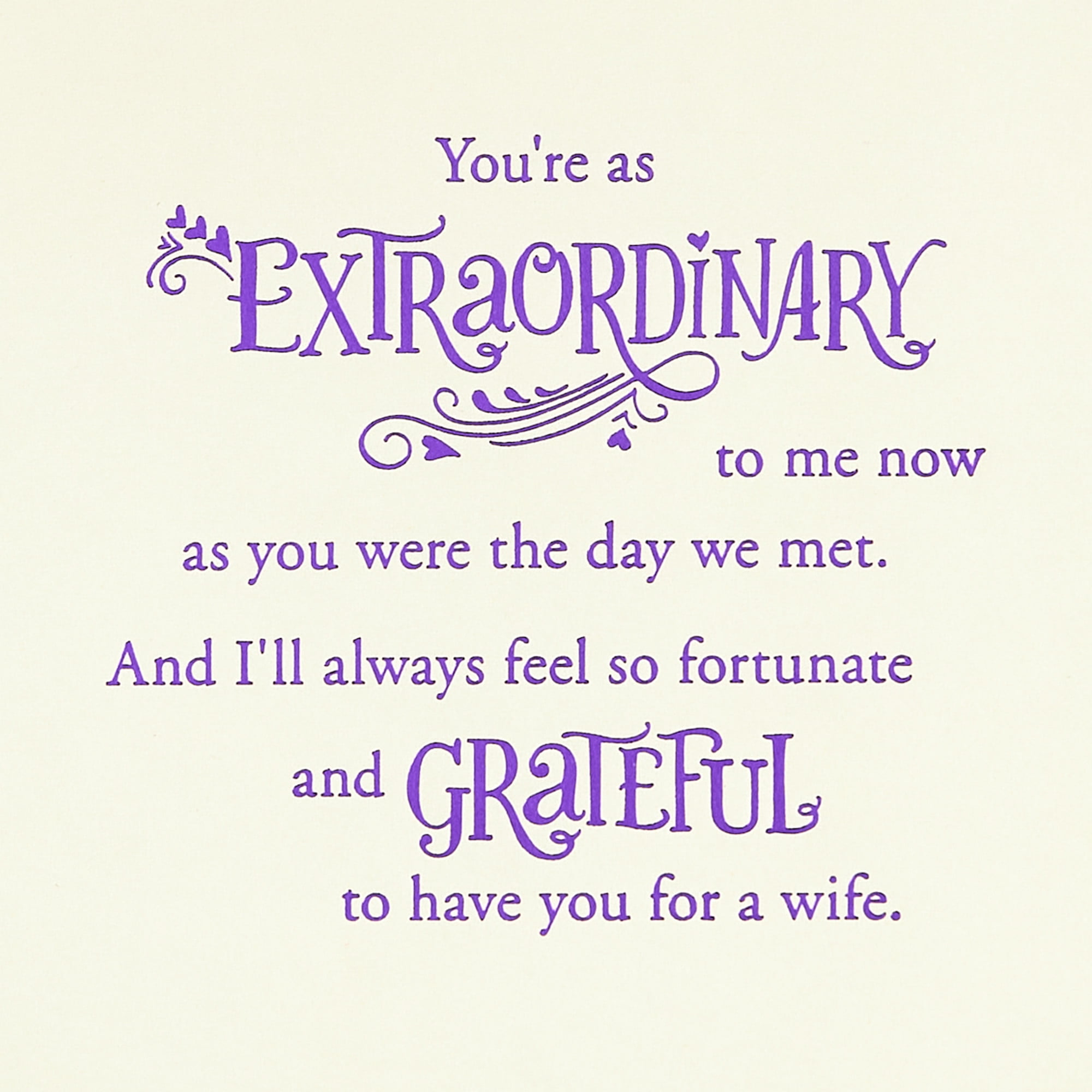Hallmark Anniversary Card for Wife (How Did I Get So Lucky?)