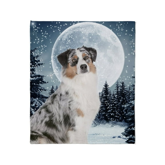 CafePress - Australian Shepherd Throw Blanket - Soft Fleece Throw Blanket, 50"x60" for All Ages