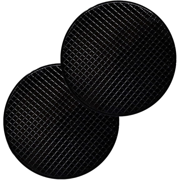 Car Dashboard Sticky Non Slip Pad, Anti-Slip Sticky Gel Mat for Cell Phone, Radar Detector, Tablet, GPS, Keys or Sunglasses, Small Round 3.5” – Pack of 2