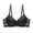 Black BK36, variant on Brassiere for Women Underwear Woman Lace Gathered Bras Solid Color Comfy Thin Brassiere Ladies Loose Casual Wear Beige 38