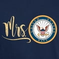 thumbnail image 3 of CafePress - Mrs. Navy Dark T Shirt - Men's Classic Graphic Cotton T-Shirt, 3 of 4
