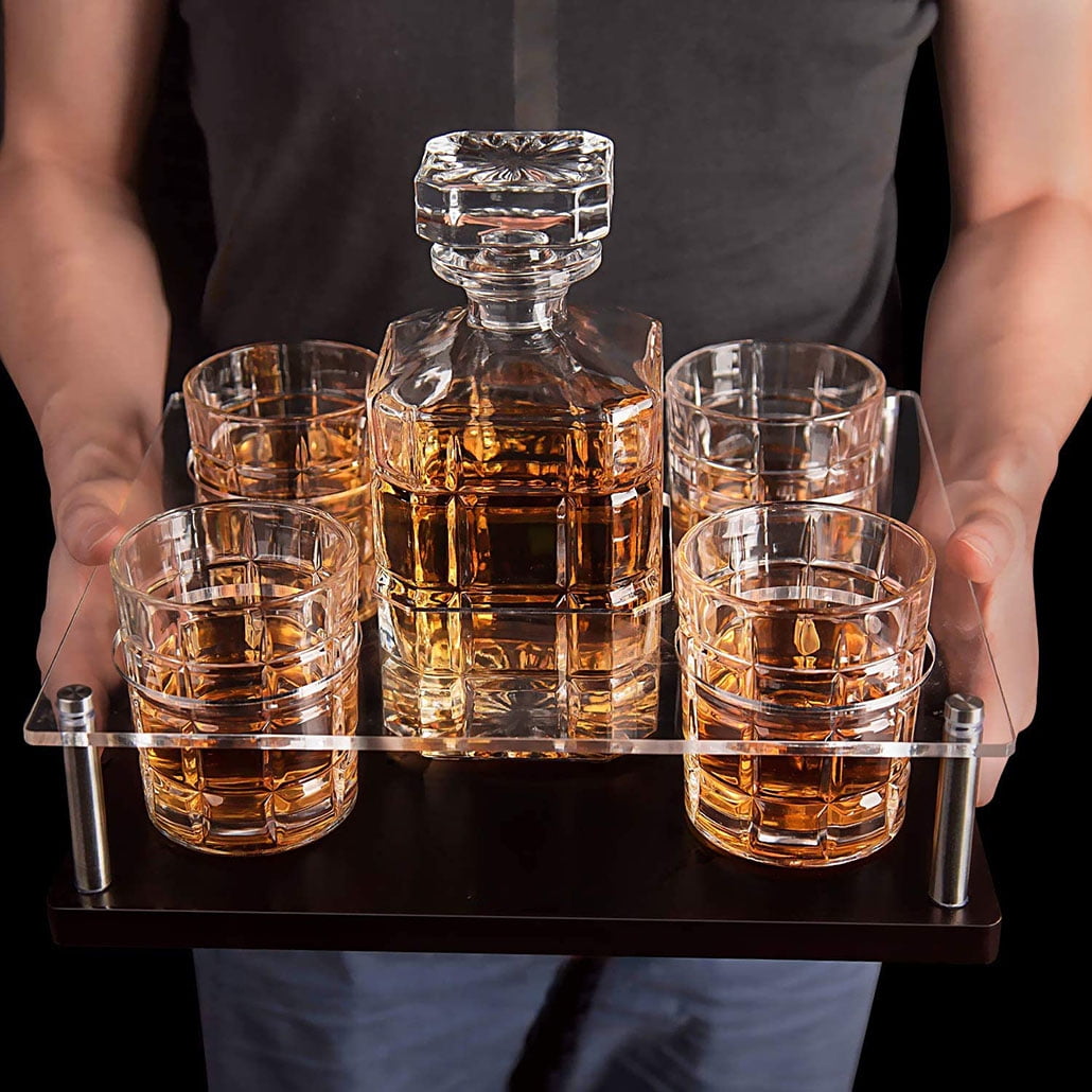 現品限り一斉値下げ！】 Whiskey decanter Whiskey Glass Set of 4, Bourbon Glasses for  Old Fashioned アルコールグラス - www.oroagri.eu