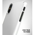 thumbnail image 6 of Ringke Slim Case Compatible with iPhone XS, Lightweight Thin Soft Premium Coating Cover - White, 6 of 7