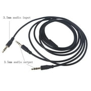 Male to 2 Male Audio Splitter 3.5mm Stereo Jack Headphones Adapter Cable