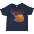 thumbnail image 3 of Inktastic Basketball Swish Boys or Girls Toddler T-Shirt, 3 of 5