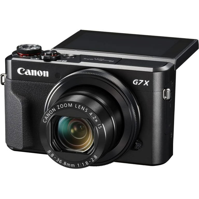 Canon PowerShot G7 X Mark II Camera, WiFi, Flip Screen