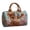 C, variant on QIUXUJ - 45cm 1PC Highland Cow Print Travel Duffel Bag, Quilted Canvas Weekender Tote, Spacious Overnight Bag for Gym, Travel & Weekend Getaways (C)