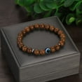 thumbnail image 3 of RSAMD Fashion 8MM Eye Beaded Balance Reiki Men Women Charm Meditation Yoga Bracelets-066-1, 3 of 3