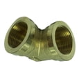 thumbnail image 4 of Codo hembra x hembra tubo adaptador de latón acoplador conector DN20x2N20 Espesar Sharpla Adaptador de latón de codo, 4 of 8