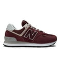 thumbnail image 3 of Zapatos New Balance 574 V3 para mujer, color burdeos y blanco, talla 11.5 US, 3 of 9