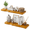 Honey Walnut, variant on Lipa 36 Inch 2 Pack Floating Shelves for Wall,Farmhouse Live Edge Shelf,Living Room Bedroom Kitchen,Charcoal Brown
