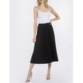 thumbnail image 5 of Falda midi plisada satinada AMAD Casual para mujer Talla S, 5 of 5