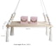 thumbnail image 4 of Wosthever Estante de pared estilo Ins, estante decorativo para niños, colgante con cuerda y tablero de madera, dormitorio de princesa Almacenamiento y organización del hogar No.1 Wosthever HA039705-01, 4 of 4