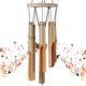 thumbnail image 2 of Campanas de viento de bambú con sonidos relajantes, sonido relajante para tubos afinados a mano con decoración elegante, regalos perfectos para exteriores, campanillas de viento de madera con un tono, 2 of 5