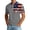 Dark Gray, variant on MEZZALL Men Patriotic Graphic Print Half Zip Short Sleeve T-Shirt Casual Comfortable Athletic Tops For Independence Day Celebration O-Neck 1776-2026 Celebrate America's 250th Anniversary Tee