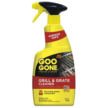 Goo Gone Grill & Grate Cleaner - Cleans Cooking Grates & Racks - 24 Fl. (Best Way To Clean Ceramic Grill Grates)