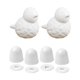 thumbnail image 1 of Tapas para pernos de inodoro,Tapas de cerámica para pernos de inodoro con lindas cubiertas de pájaros,Tapa para pernos de inodoro blanca con forma de pájaro pequeño,Tapas para pernos de, 1 of 8