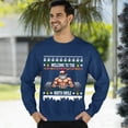 thumbnail image 3 of Christmas Sweatshirt, Welcome to The North Swole Christmas Sweatshirt, Muscular Santa Ugly Holiday Jumper, Funny Gym Lover Gift for Weightlifters & Fitness Fans, 3 of 5