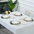 thumbnail image 5 of SKYSONIC Sloth Tropical Flower Round Placemats for Dining Table Non-Slip Heat-Resistant Polyester Table Mats Set of 6 Washable Table Mats for Kitchen Dining Table Decoration, 5 of 5