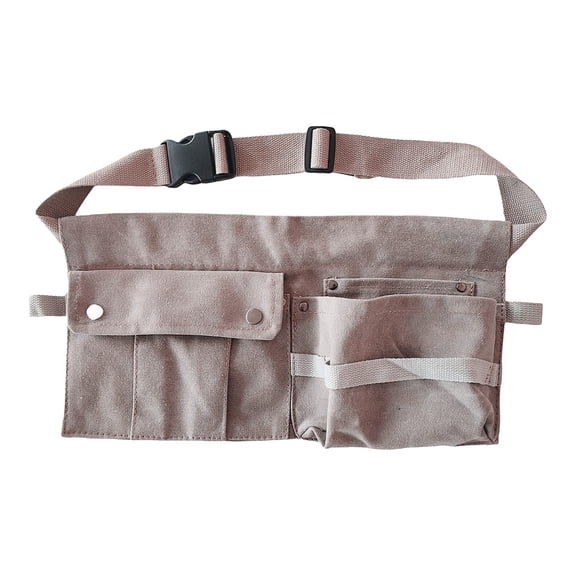 Half Body Tool Pouch, Mens Canvas Waist Apron, Cloth E Men'S Thick Canvas Waist Apron, Half Body Tool Pouch for Outdoor Gardening, Cooking, Serving & Workshop Use, by Goohae