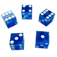 thumbnail image 2 of Casino Dice Yuanhe, grado AAA, precisión, 19 mm, serializados x5, azul, 2 of 6