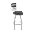 thumbnail image 4 of 860 Hunter 36" Swivel Bar Stool with Anodized Nickel Finish and Canter Iron Seat and Back, 4 of 5