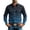 Navy, variant on Men's Lapel Collar Business Shirt Gradient Long Sleeved Button Up Shirts Lapel Collar with Chest Pockets Casual Work Tops Business Shirt