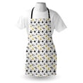 thumbnail image 4 of Abstract Apron, Creative Pattern of Mount Triangles, Unisex Kitchen Bib with Adjustable Neck for Cooking Gardening, Adult Size, White Multicolor, by Ambesonne, 4 of 4