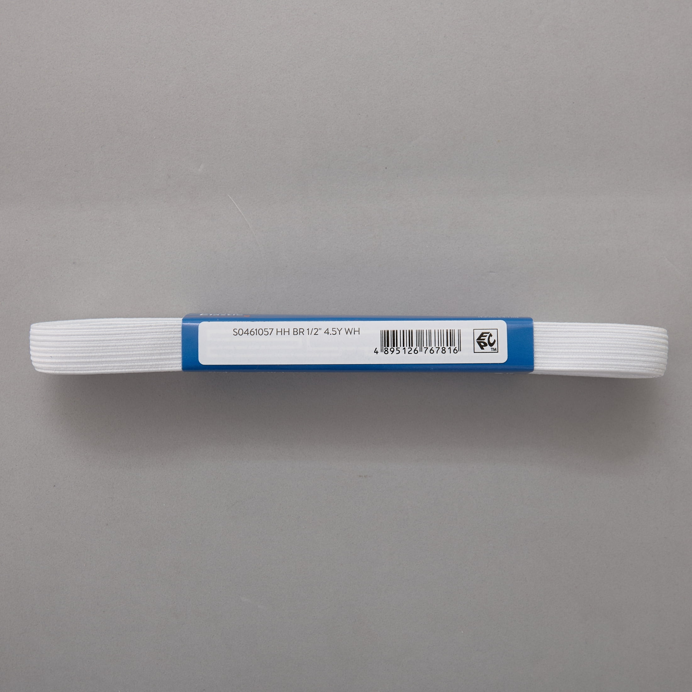 (3 pack) Hello Hobby 1/2-Inch White Sewing & Craft Braid Elastic 4.5-Yard