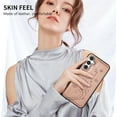 thumbnail image 6 of Compatible with Samsung Galaxy A14 5G Case Wallet with Card Slot Butterfly Embossing Flip Leather Magnetic Clasp Protective Phone Case for Samsung Galaxy A14 Case Wallet(Rose Gold-6.6 inch), 6 of 14