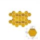 thumbnail image 4 of 24pcs Hexagonal Mirror Wall Stickers Acrylic Self-adhesive Mosaic Tile Stickers Bedroom Bathroom DIY Decal Home Decor, 4 of 4