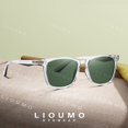 thumbnail image 2 of Gafas de sol polarizadas para hombre y mujer, lentes cuadradas a la moda, ultraligeras, con montura TR G15, antideslumbrantes, para conducir Fivean unisex, 2 of 2