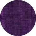 thumbnail image 1 of Ahgly Company Indoor Round Abstract Pink Modern Area Rugs, 8' Round, 1 of 4