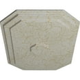 thumbnail image 3 of Ekena Millwork 25 1/4"W x 17 1/4"H x 1 3/4"P Felix Ceiling Medallion, Hand-Painted Pot of Cream Crackle, 3 of 5