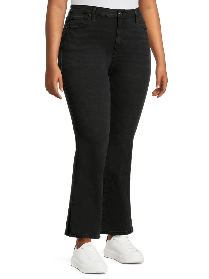 Time and Tru Women's Mid-Rise Stretch Denim Bootcut Jeans, Sizes