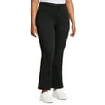 thumbnail image 4 of Time and Tru Women's Mid-Rise Bootcut Jeans, Sizes 2-18, 4 of 6