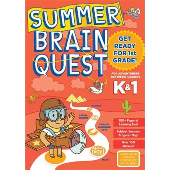 Pre-Owned Summer Brain Quest: Between Grades K & 1 (Paperback) 0761189165 9780761189169