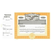 Angle View: Goes 365 Stock Certificate - Pack of 100